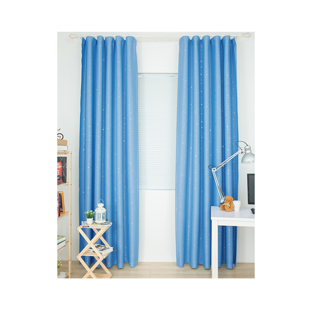 Lighting Design Decor - 100x250cm Sky Blue Premium Blackout Curtains