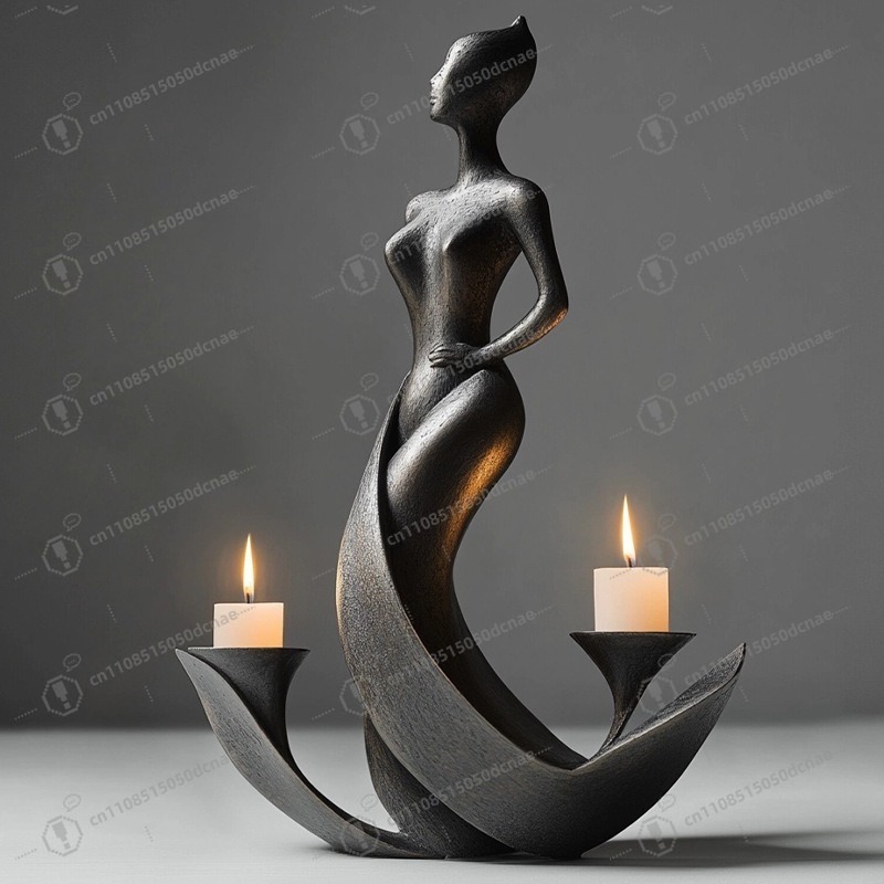 Lighting Home Decor Products - Home Products Mermaid Candlestick Ornament Home