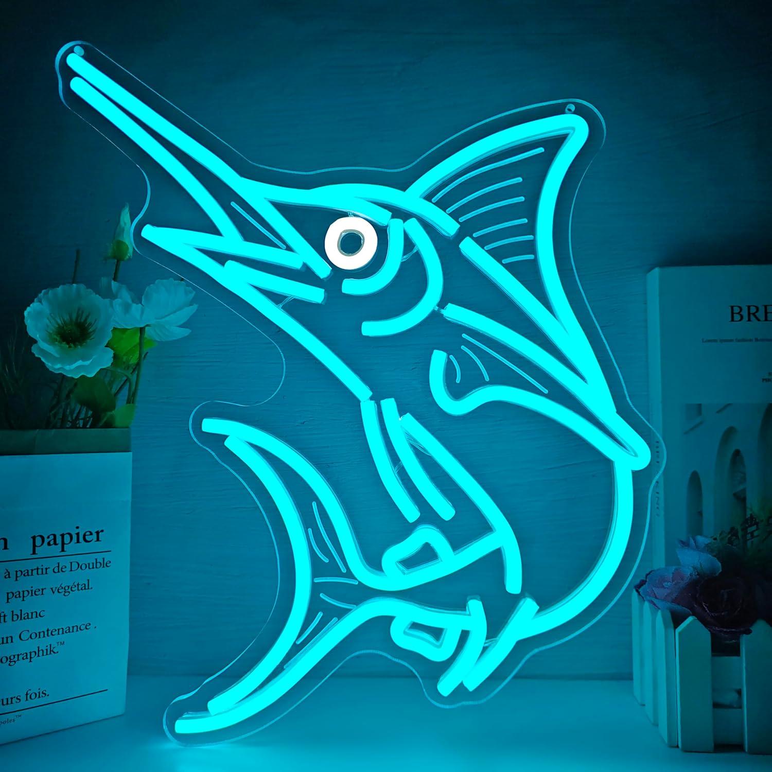 Lighting Decoration For Home - Marlin Fish Neon Sign Deep Sea