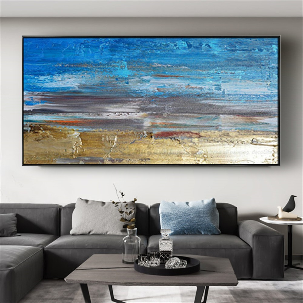Lighting Design Decor - 1pc Frameless Canvas Painting Modern Large