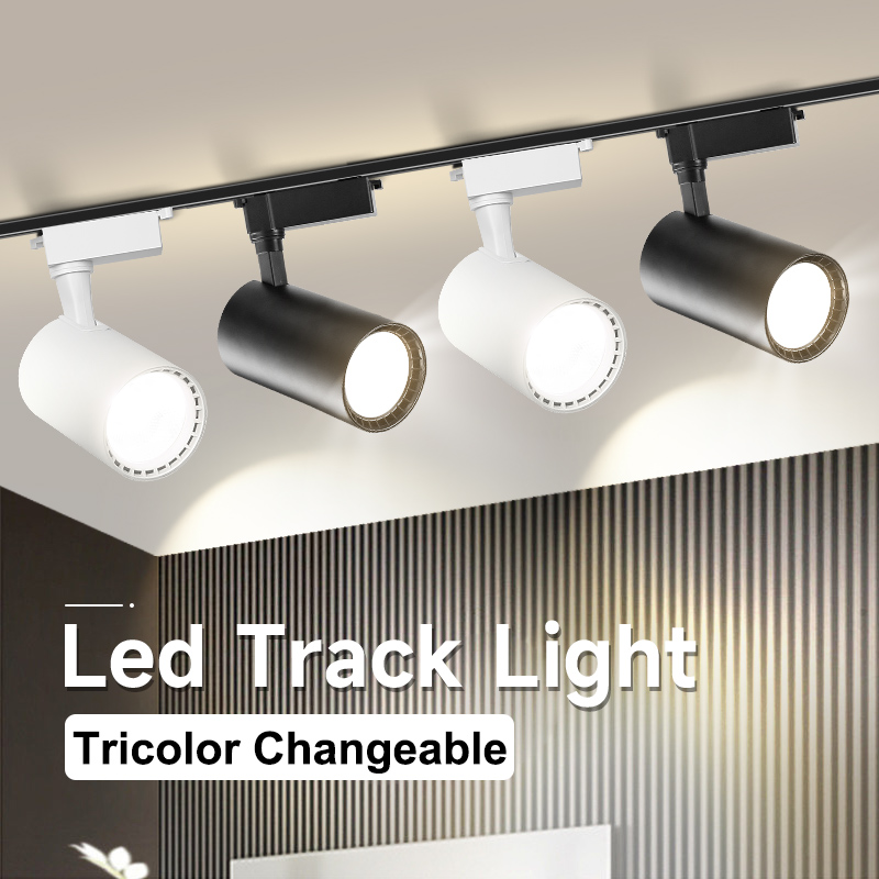 Decor Lighting Fixtures - Led Track Light Tricolor Rail Track
