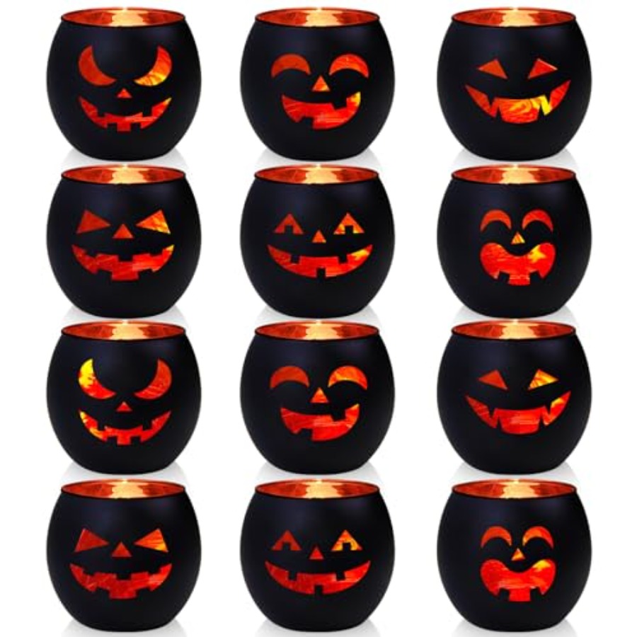 Candle Holder Set - Halloween Table Centerpiece Candle Holders Set