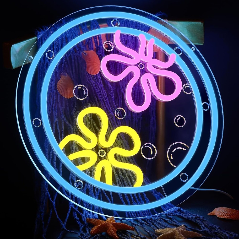 Anemone Neon Sign LED USB Dimm - đánh giá và giá Bathroom Lighting Decor Ideas