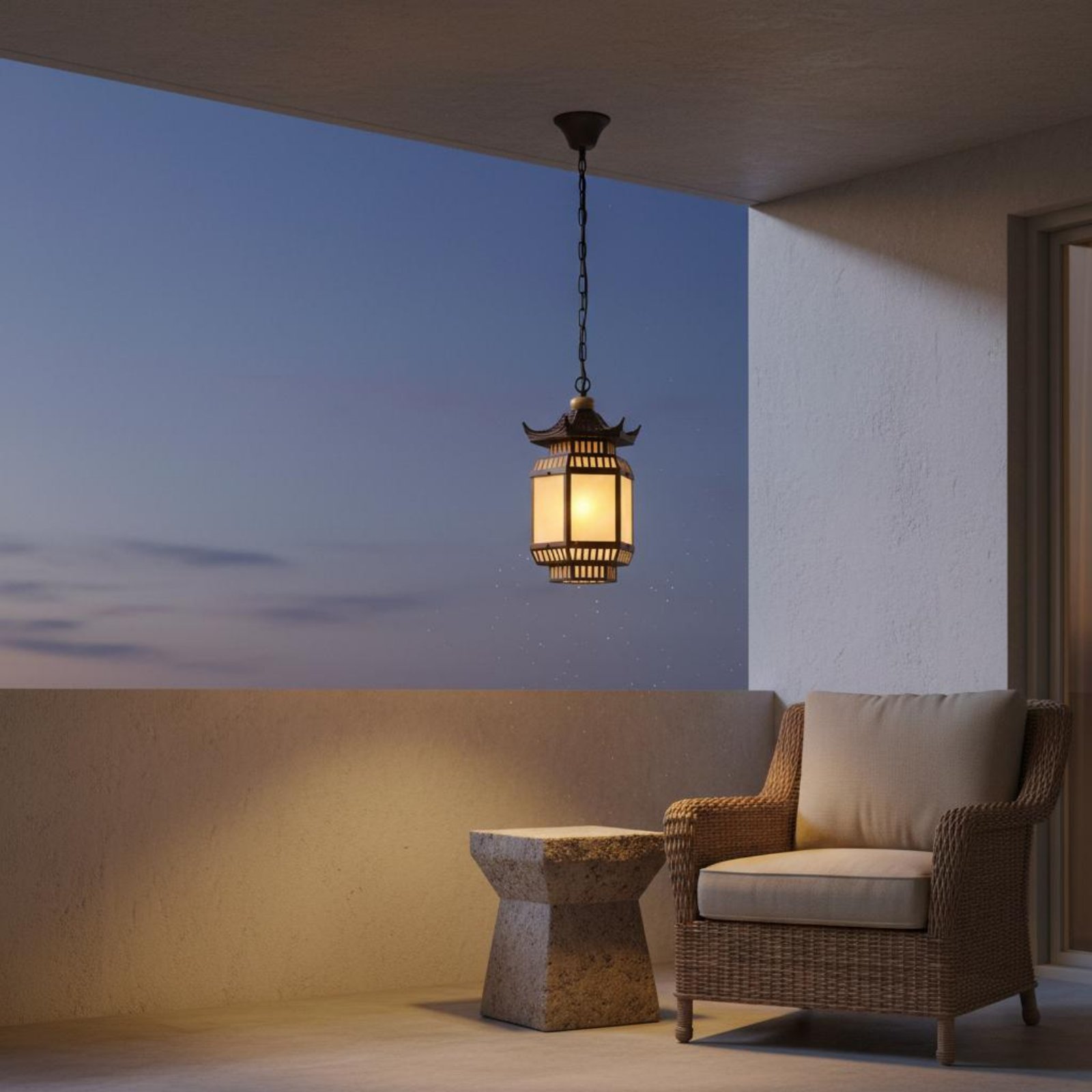 Chinese Design Lantern Lamp De - đánh giá và giá Lighting Design Decor