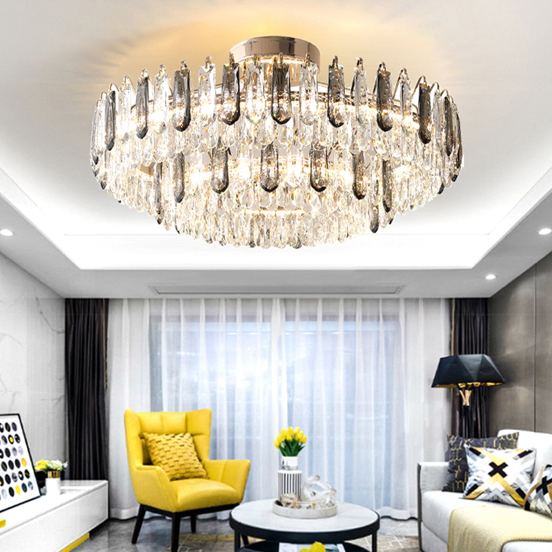 Modern Designer Crystal Ceilin - đánh giá và giá Bathroom Lighting Decor Ideas