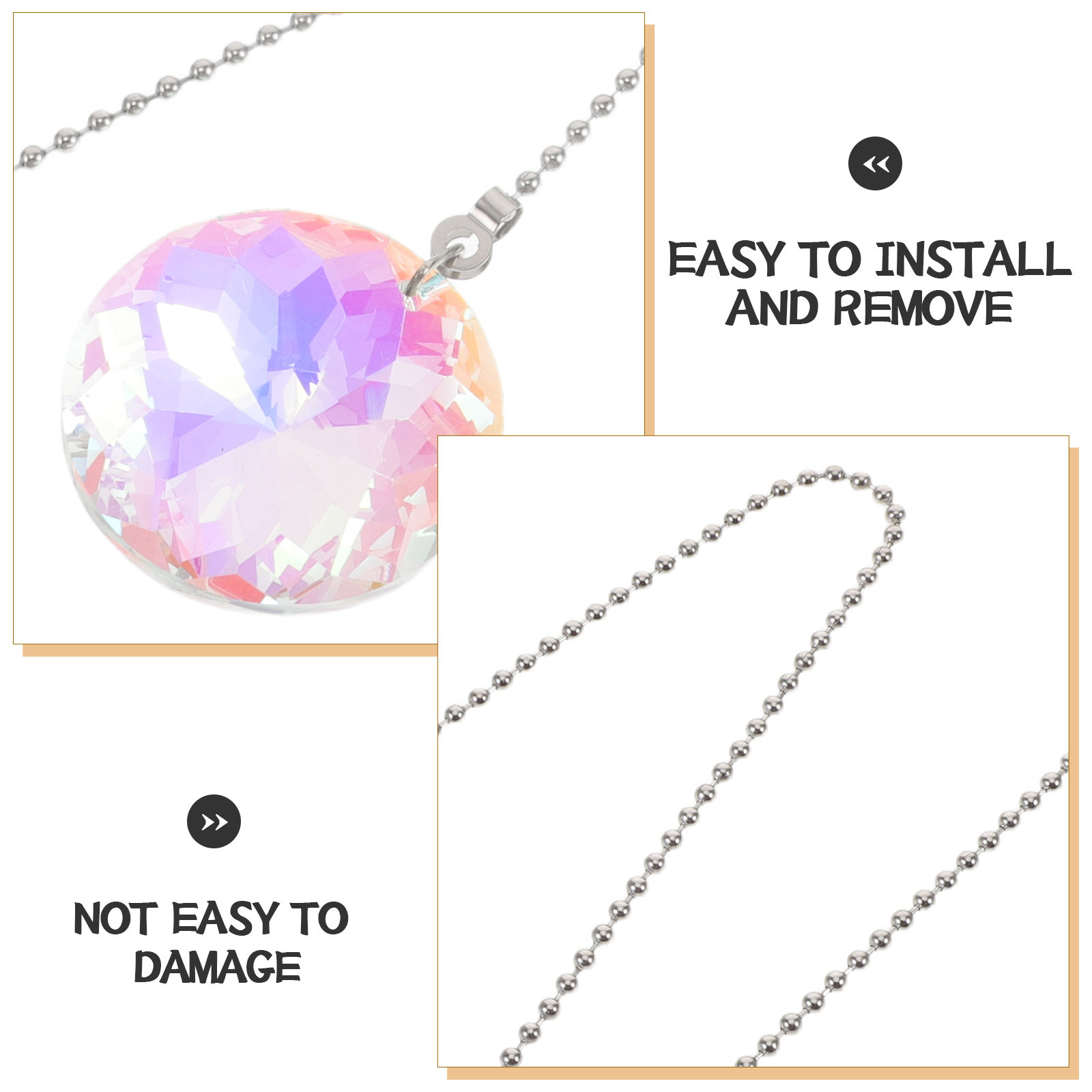 4Pcs Crystal Ceiling Fan Pull  - đánh giá và giá Decor Lighting Fixtures