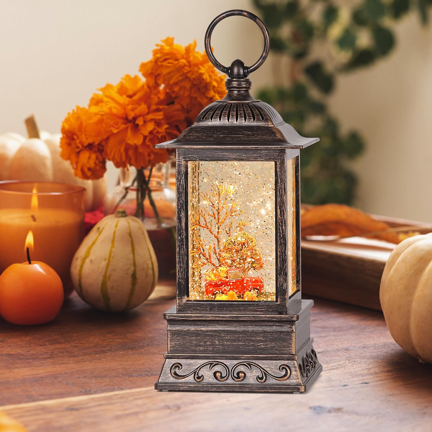 Fall Snow Globe Decorations, G - đánh giá và giá Lighting Home Decor Products