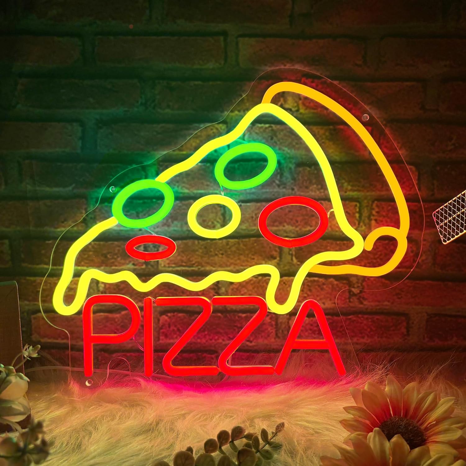 Pizza Neon Sign Business USB L - đánh giá và giá Lighting Decoration For Home