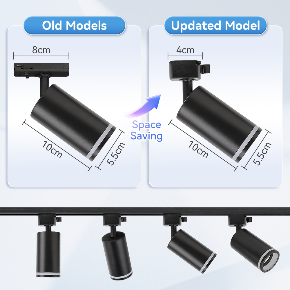 Track Light gu10 Spotlight gu1 - đánh giá và giá Decor Lighting Fixtures
