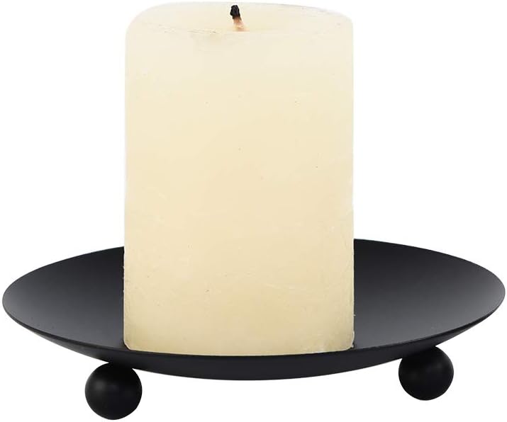 Set of 2 Black Iron Candle Pla - đánh giá và giá Lighting Home Decor Products