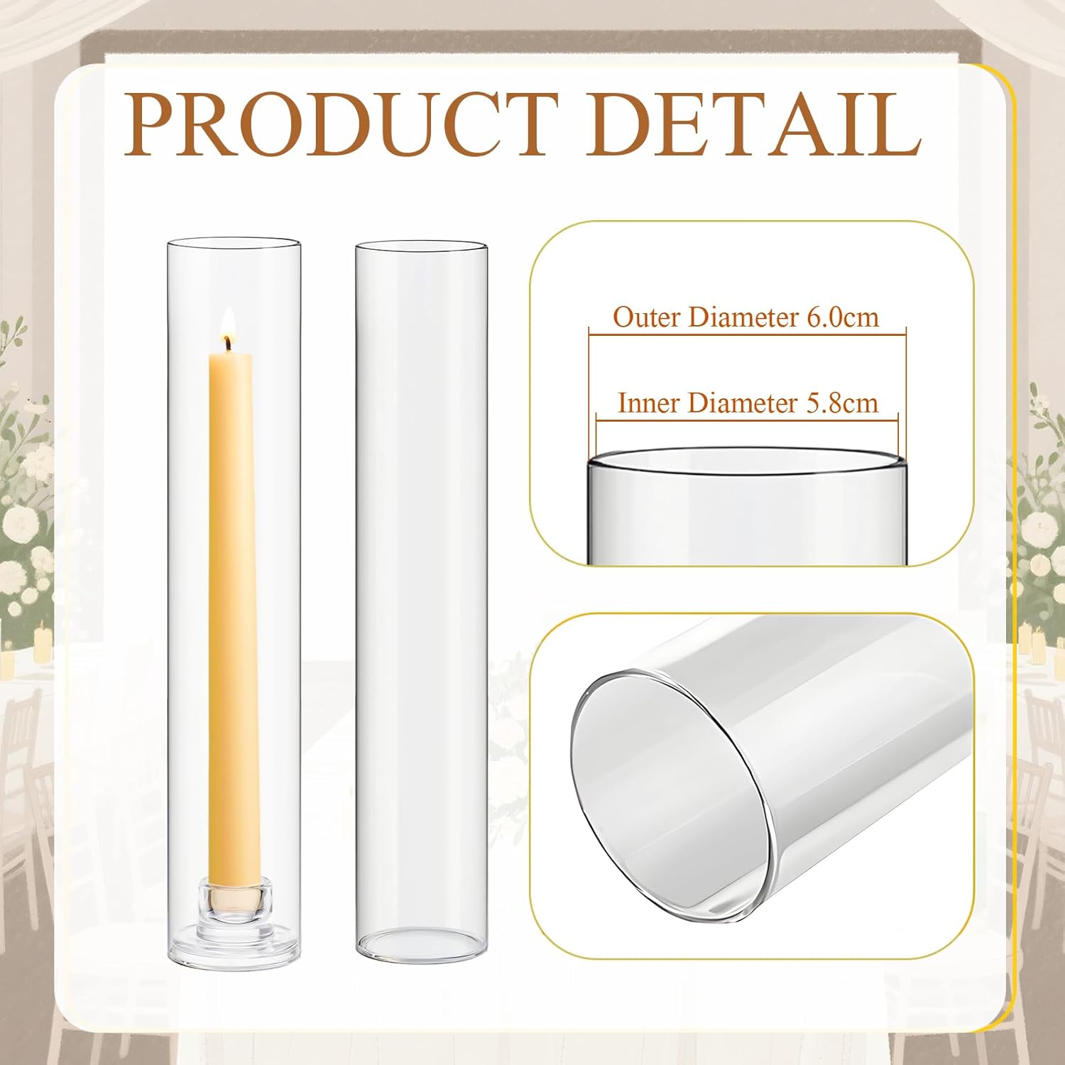 12 Set Glass Candle Holders fo - đánh giá và giá Candle Holder Set