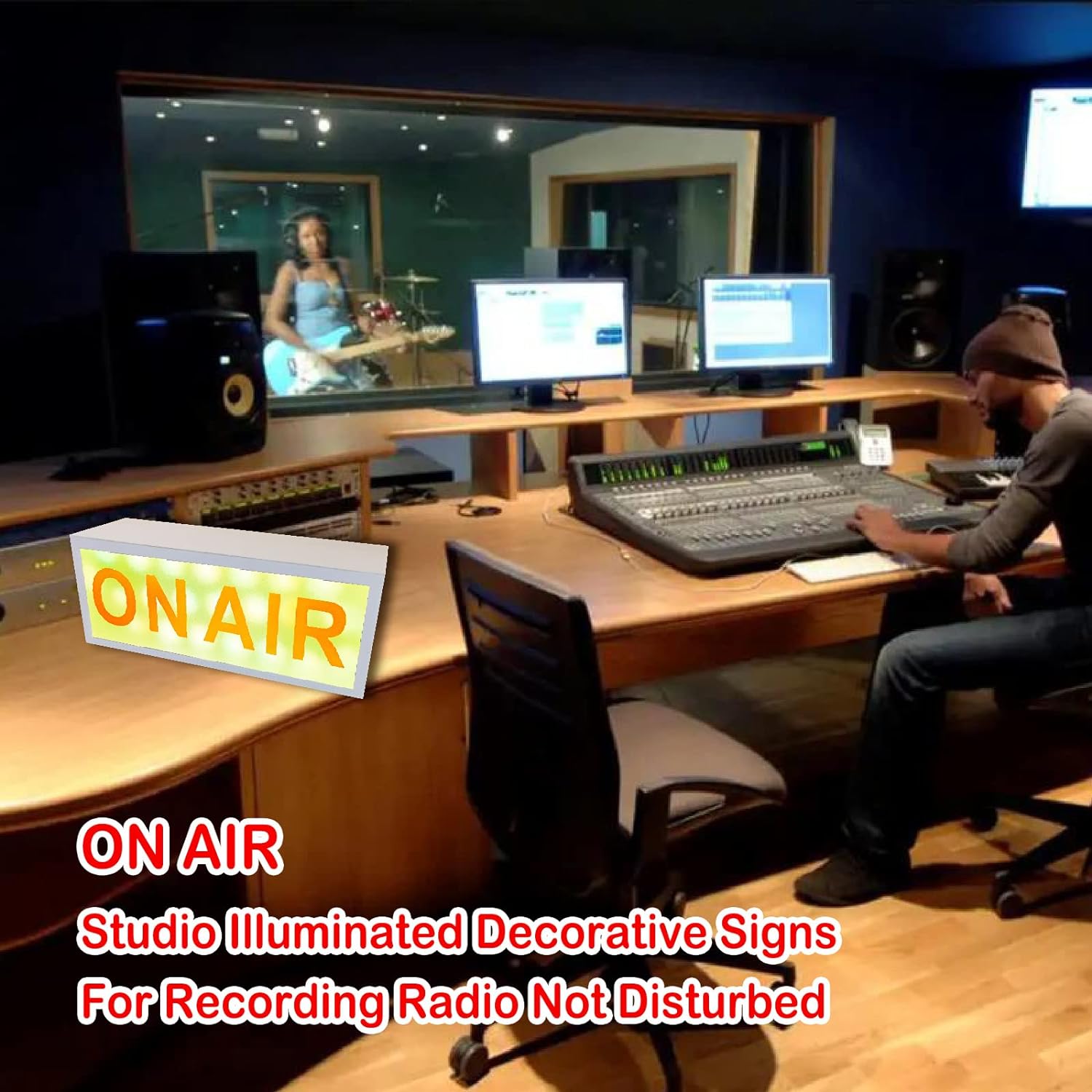 ON AIR SIGN LED LIGHT Recordin - đánh giá và giá Lighting Decor Company