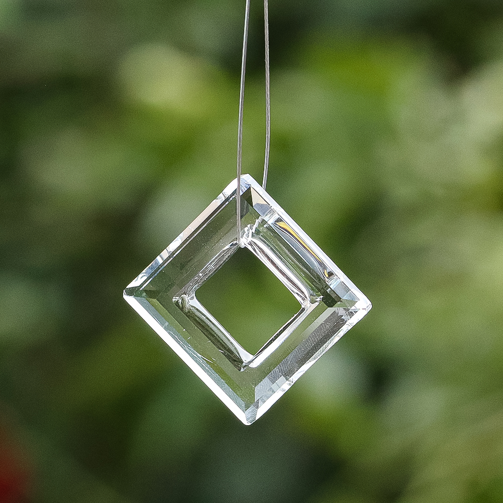 3cm Crystal Glass Square Facet - đánh giá và giá Decor Lighting Fixtures