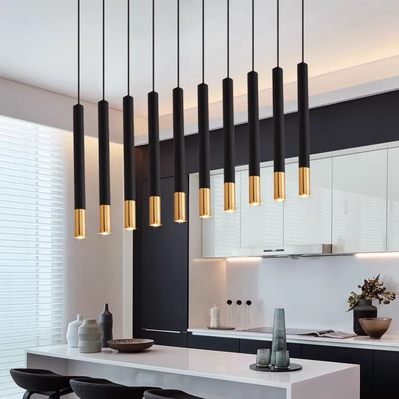 Modern LED Long tube pendant l - đánh giá và giá Lighting Decor Company