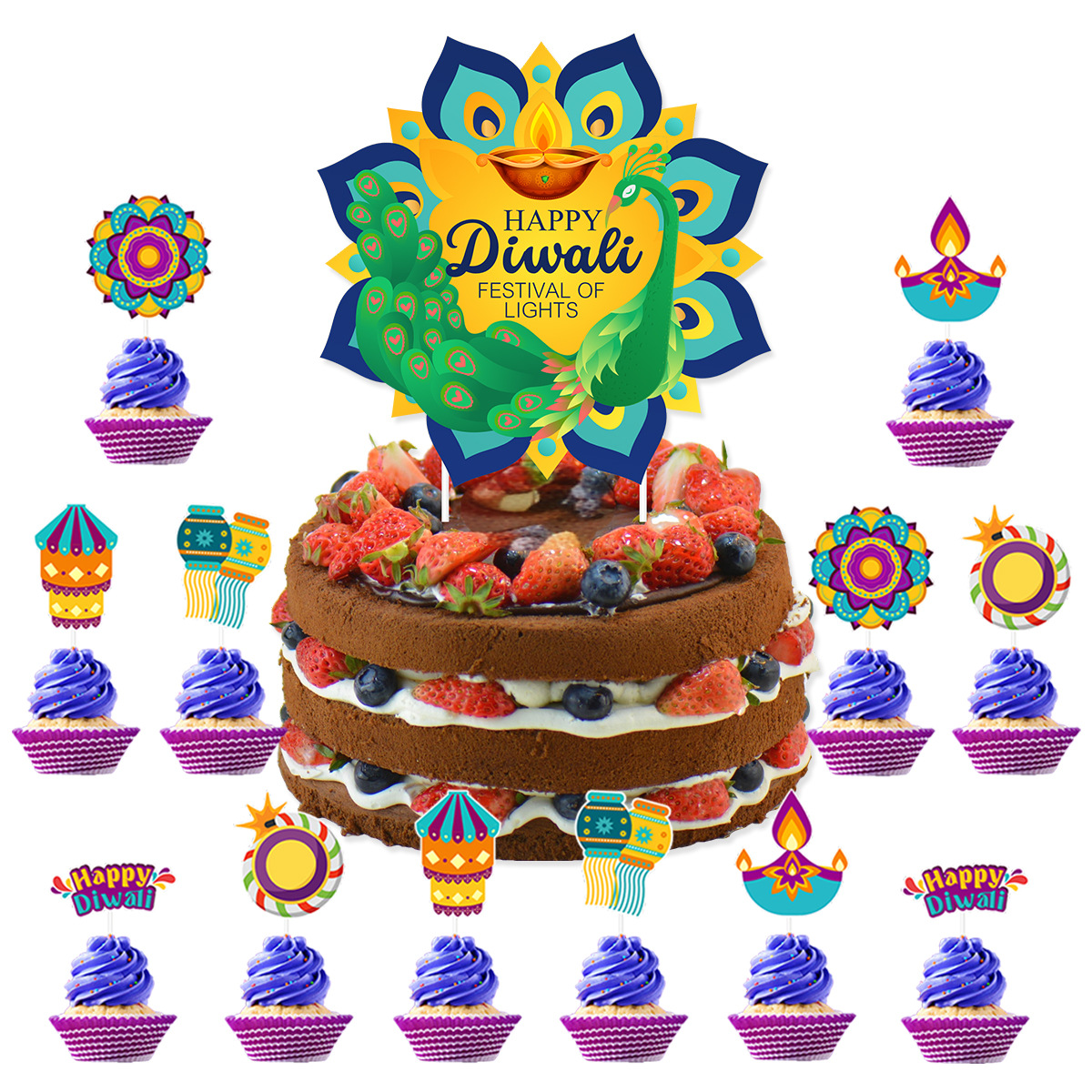 Diwali Theme Cake Decoration,H - đánh giá và giá Lighting Decoration For Diwali