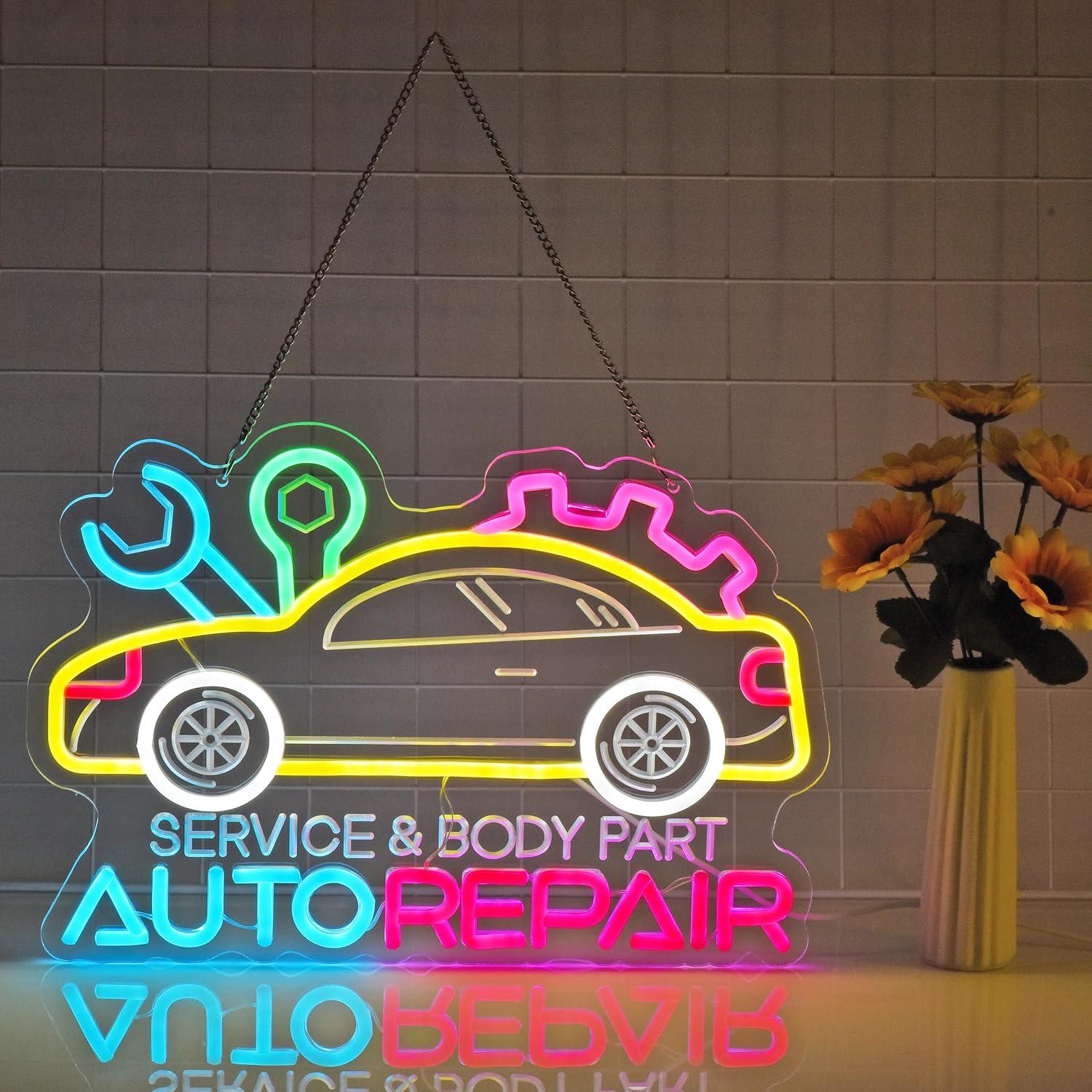 Auto Repair Neon Sign Neon Lig - đánh giá và giá Lighting Decoration For Home