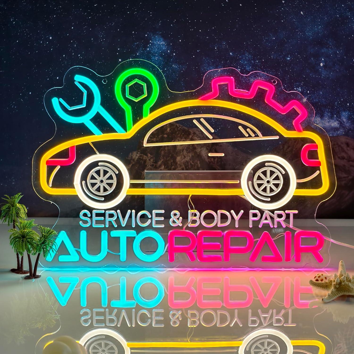 Auto Repair Neon Sign Neon Lig - đánh giá và giá Lighting Decoration For Home