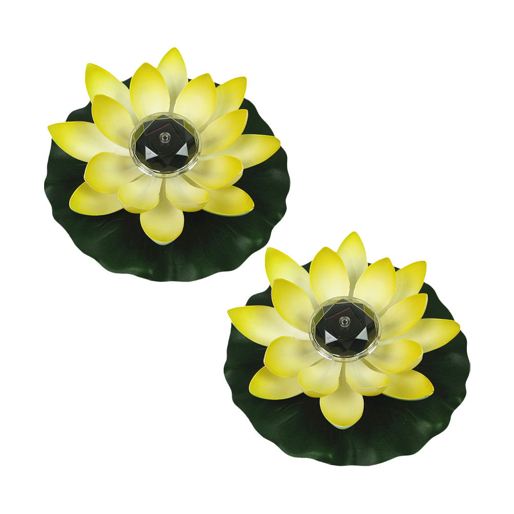 2Pcs Solar Lotus Lamp Floating - đánh giá và giá Lighting Design Decor