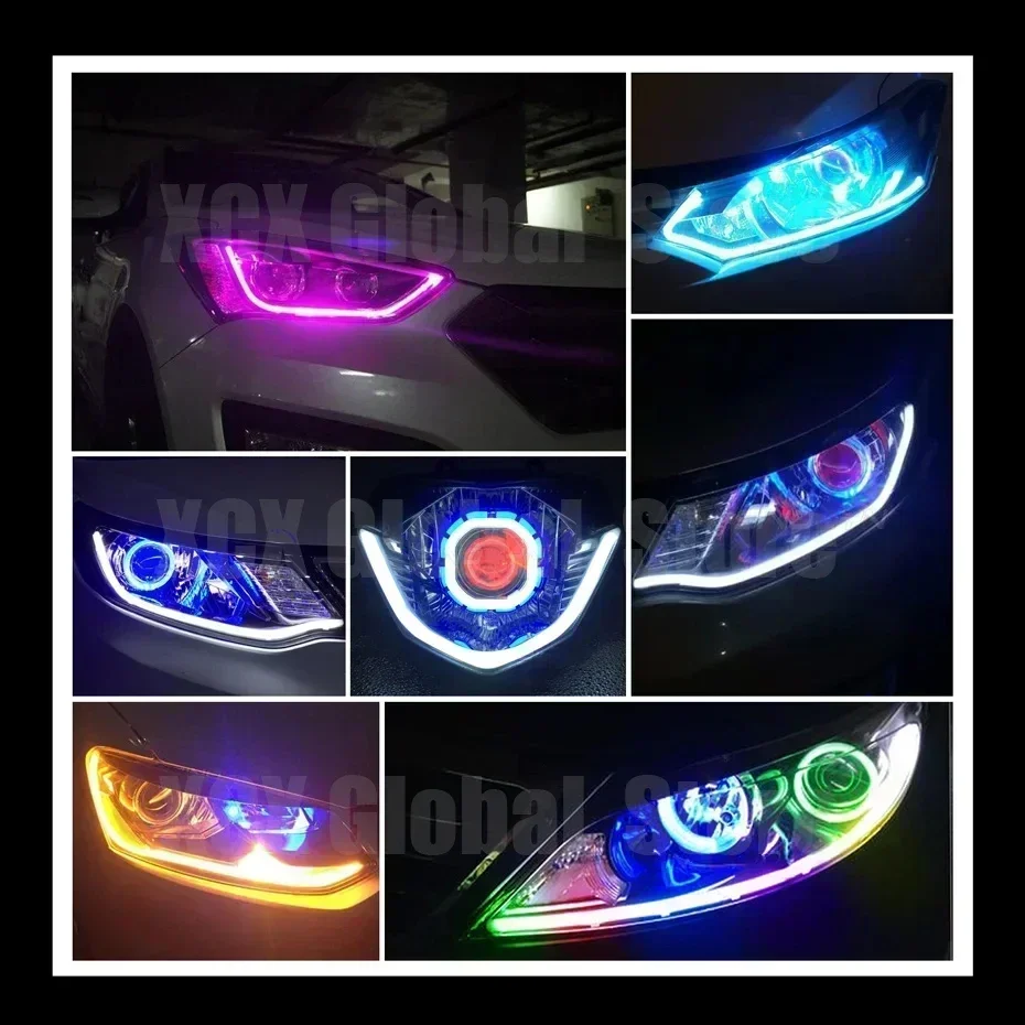 12V DRL Car LED Daytime Runnin - đánh giá và giá Lampu Lighting Decor