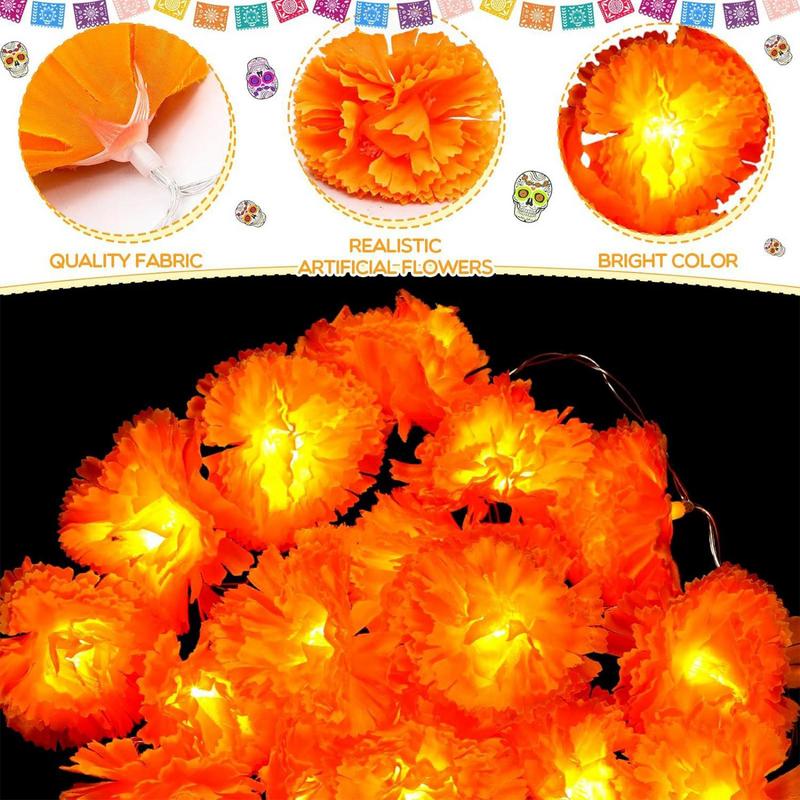 Led Marigold Garland Lights Li - đánh giá và giá Lighting Decoration For Diwali