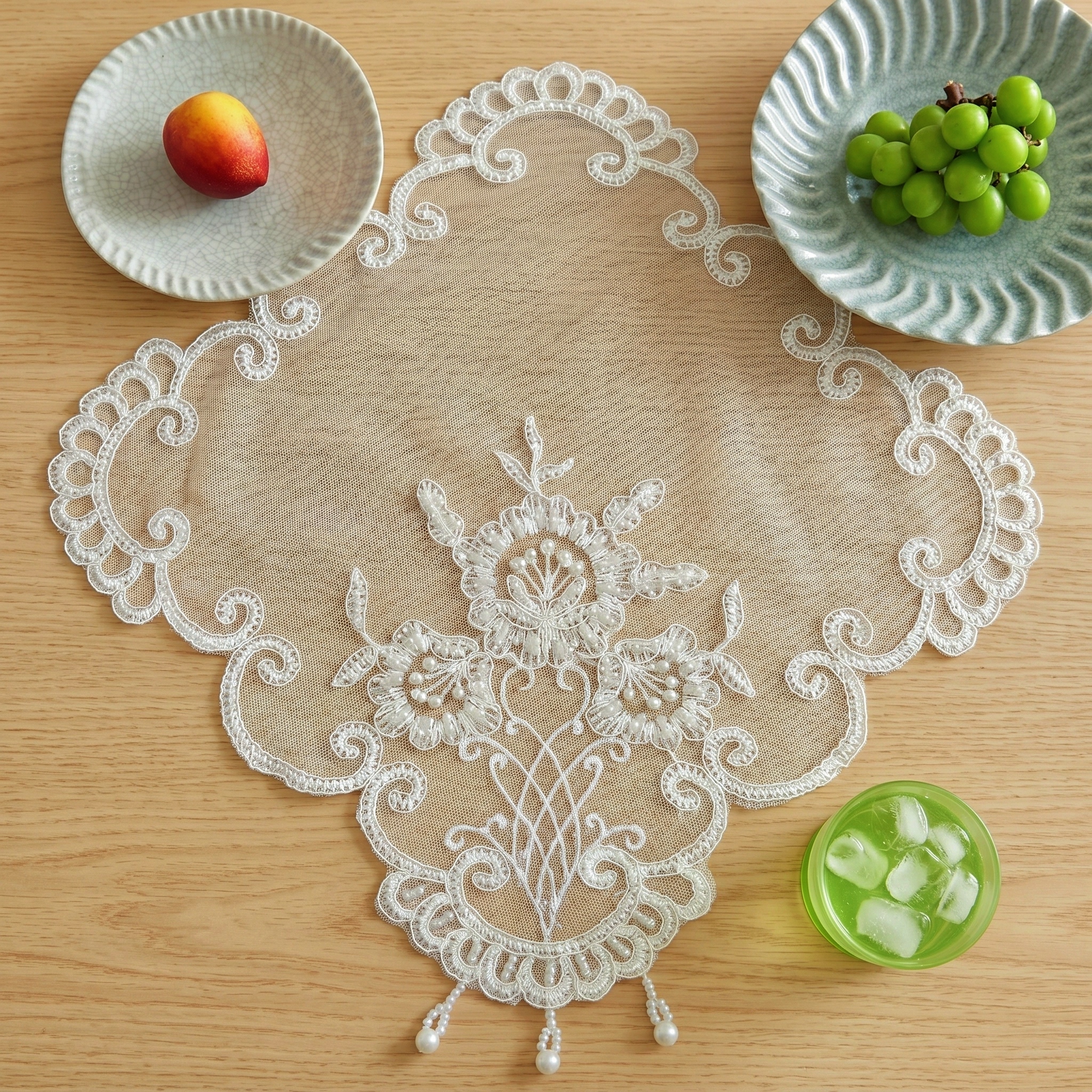 Placemat Set Of 4 Wedding Napk - đánh giá và giá Candle Holder Set