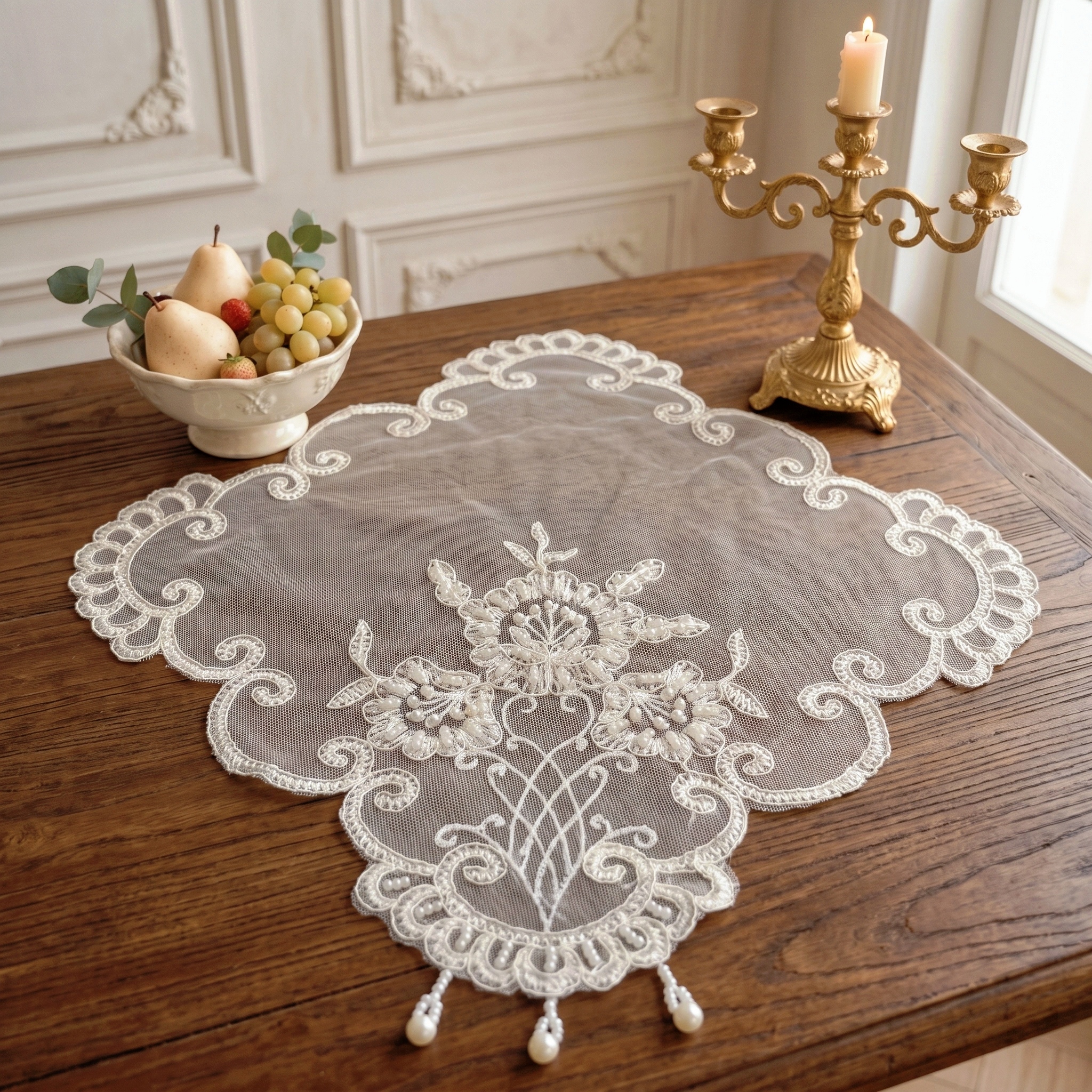 Placemat Set Of 4 Wedding Napk - đánh giá và giá Candle Holder Set
