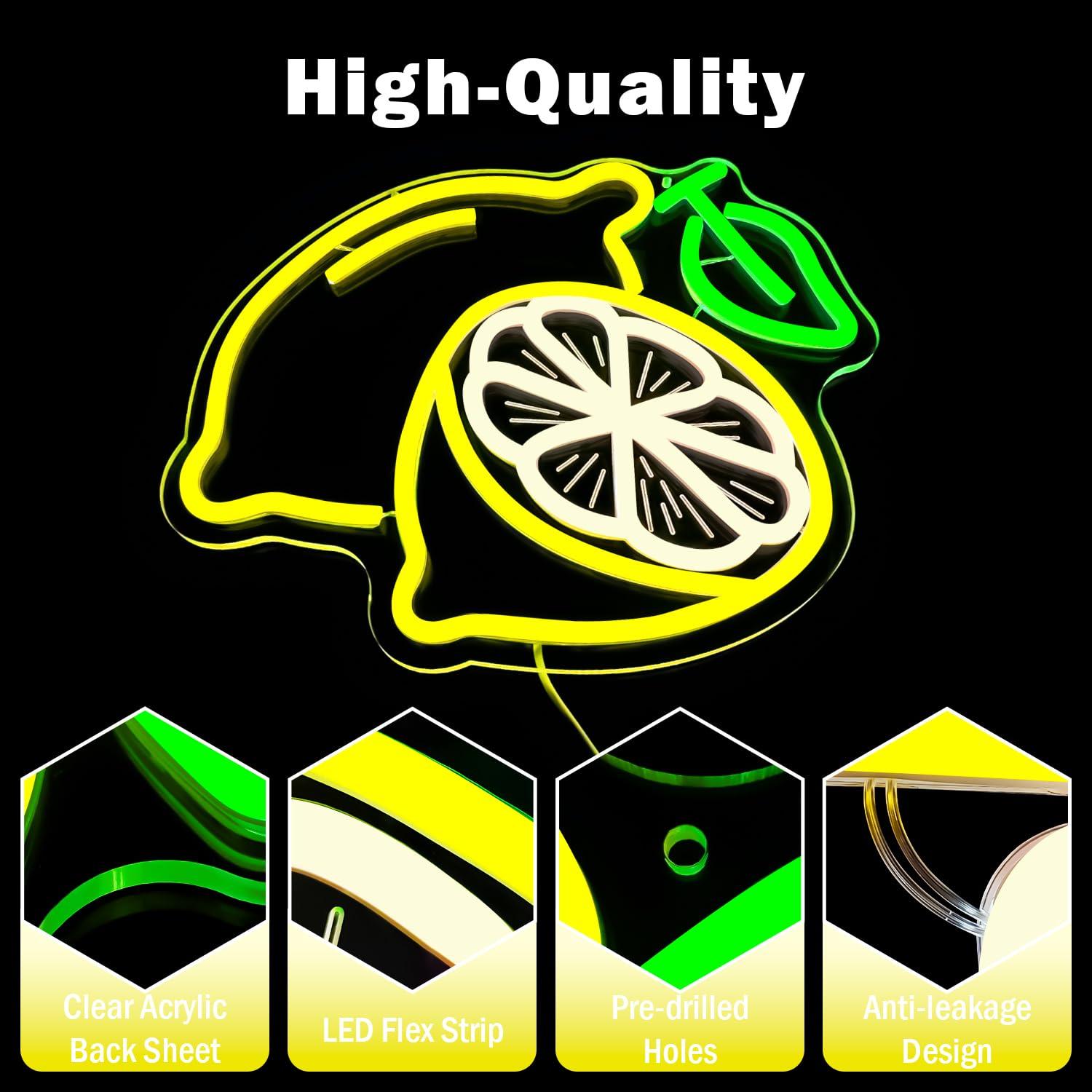 Lemon Neon Sign Dimmable LED L - đánh giá và giá Lighting Decoration For Home