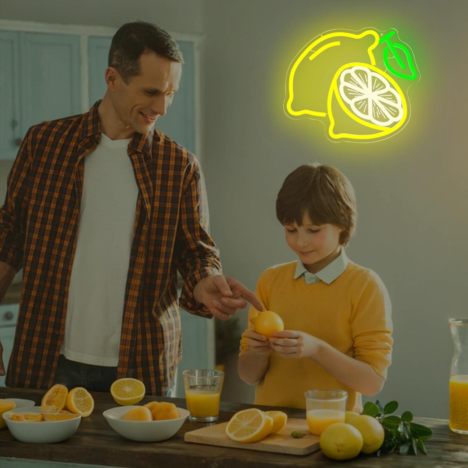 Lemon Neon Sign Dimmable LED L - đánh giá và giá Lighting Decoration For Home