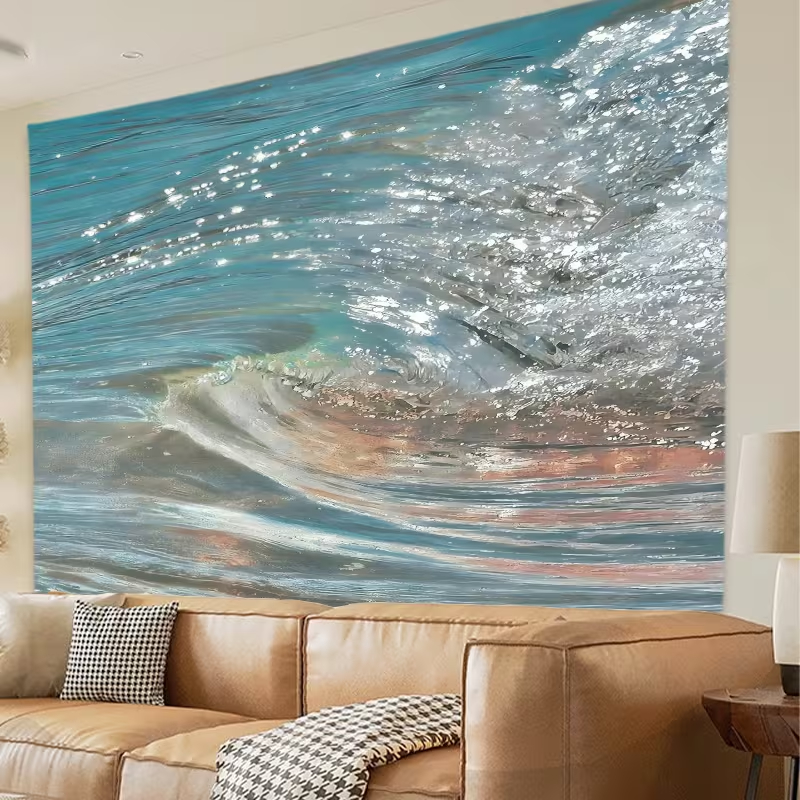VIKAMA Oil Painting Style Wave - đánh giá và giá Lighting Home Decor Products