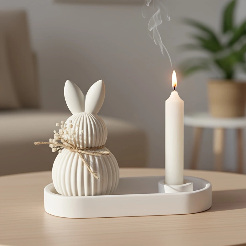 DIY Plaster Silicone Mold 2pcs - đánh giá và giá Candle Holder Set
