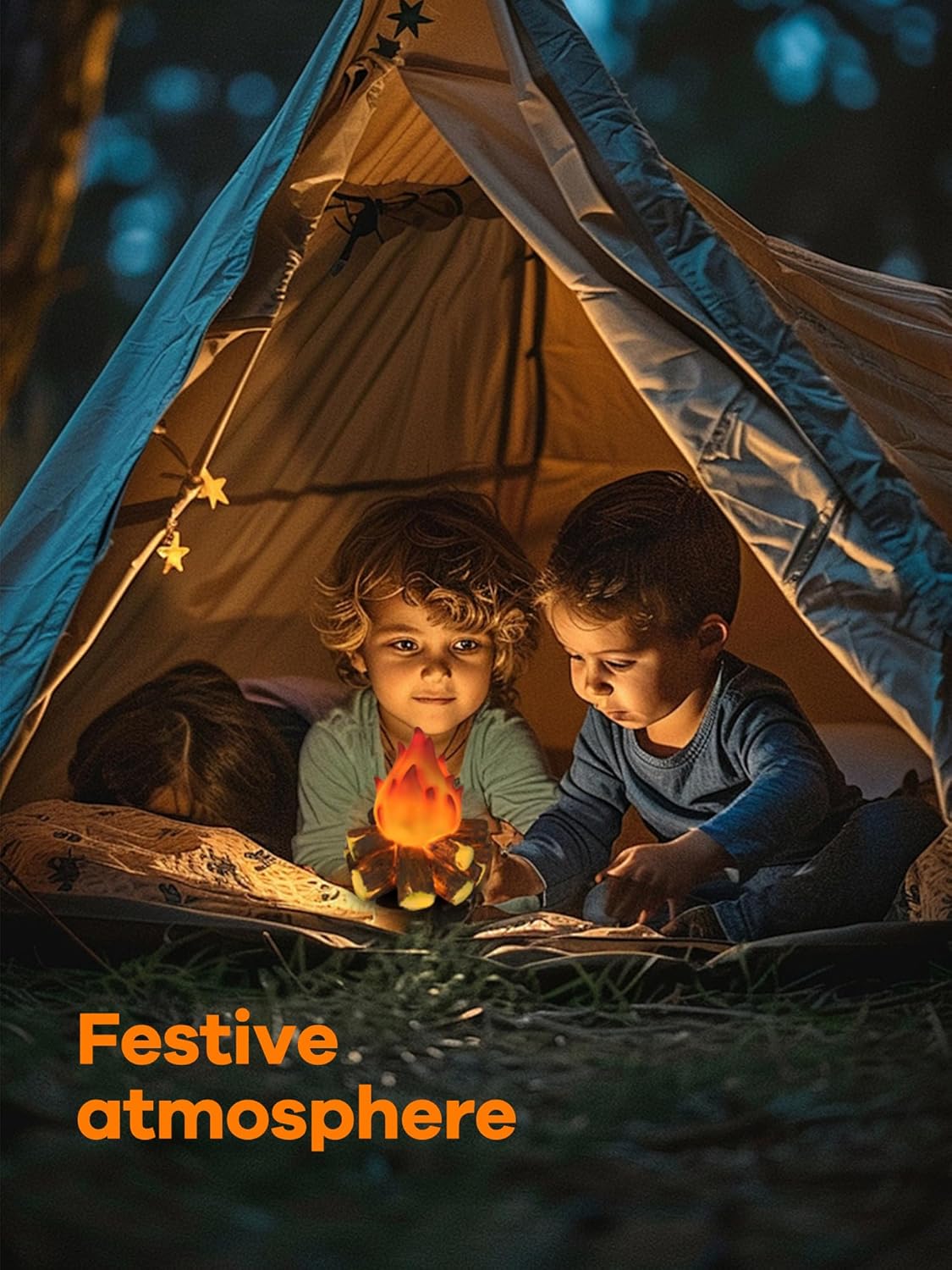 Fake Campfire Night Light, 3D  - đánh giá và giá Lighting Home Decor Products