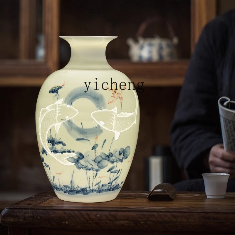 LSL Ceramic Vase Hand-painted  - đánh giá và giá Lighting Decor Company