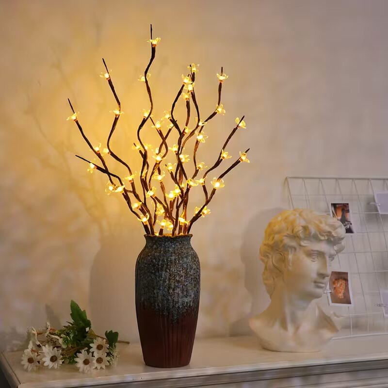 1/2PC 20LED Cherry Blossom Tre - đánh giá và giá Lighting Decoration For Home