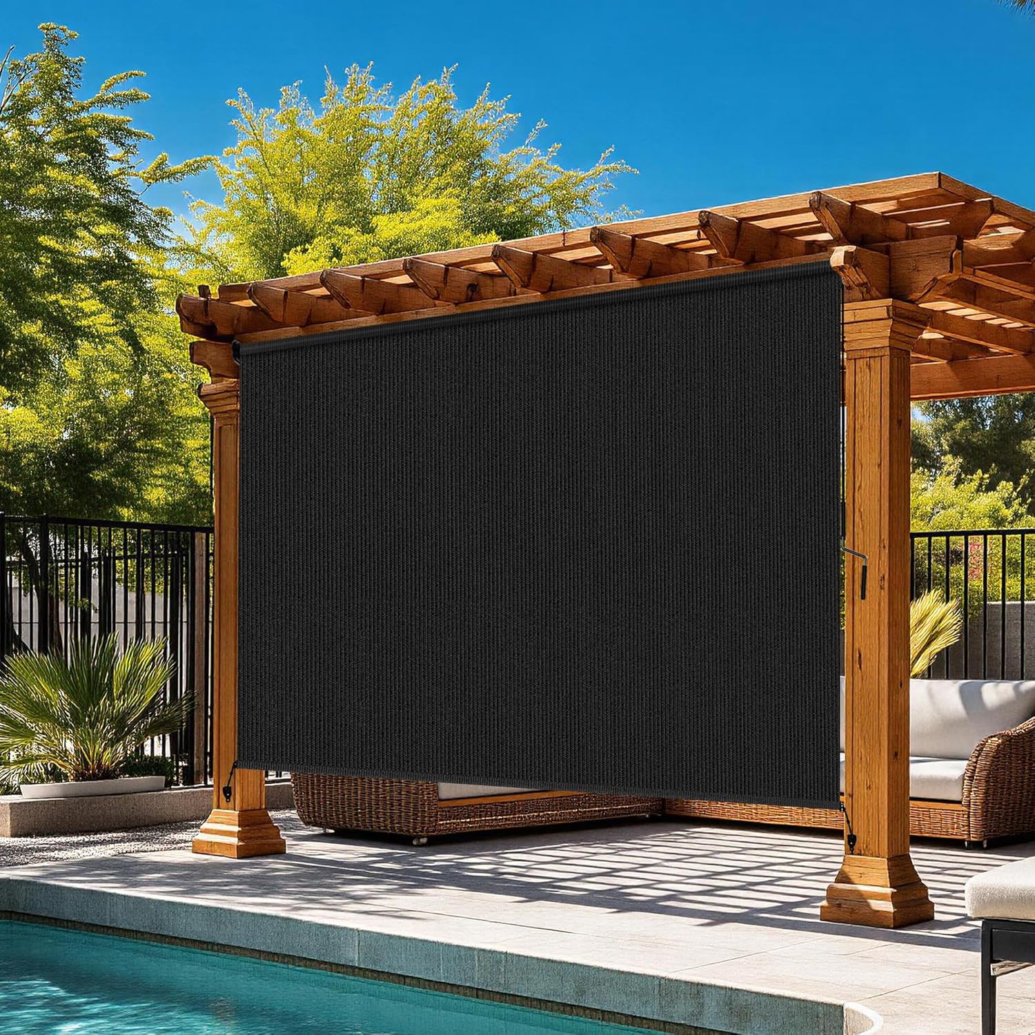 Outdoor Roller Shades for Pati - đánh giá và giá Lighting Design Decor