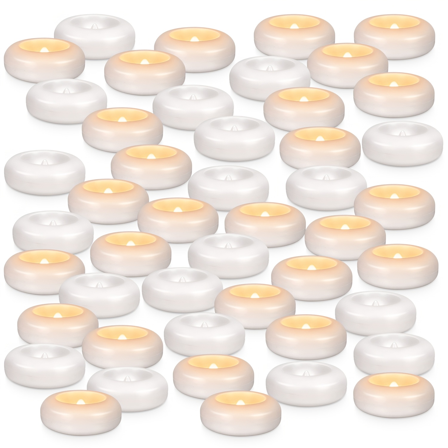 48 LED Floating Candles, 3-inc - đánh giá và giá Lighting Home Decor Products