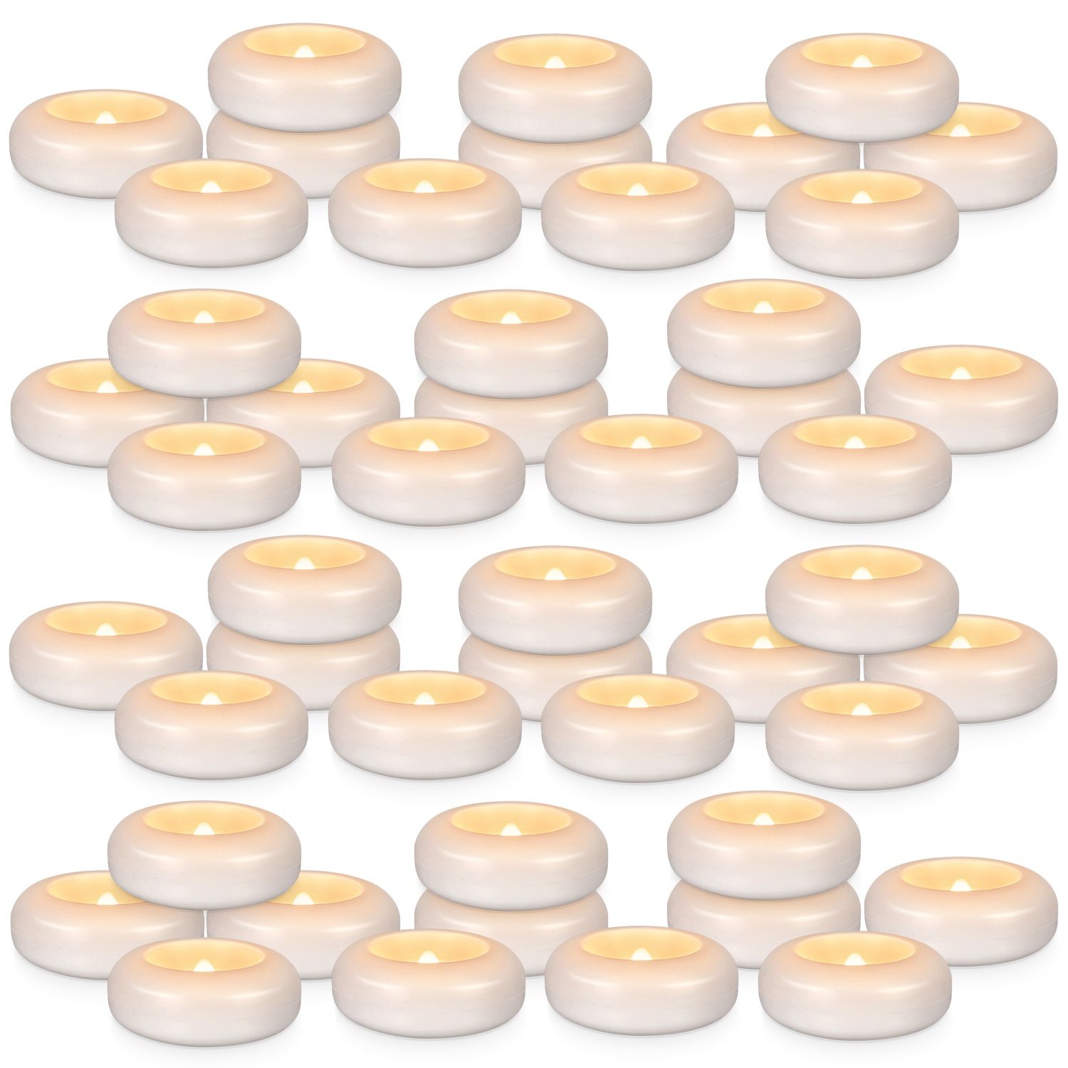 48 LED Floating Candles, 3-inc - đánh giá và giá Lighting Home Decor Products
