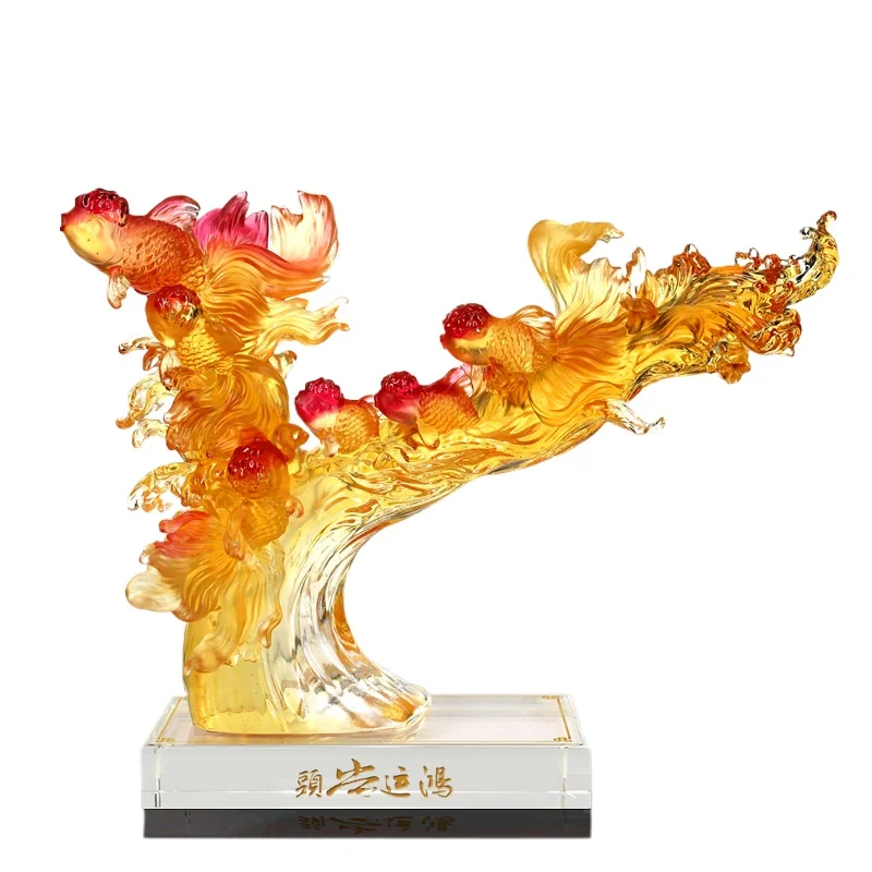 Gufa Liuli Goldfish Ornament C - đánh giá và giá Lighting Decor Company