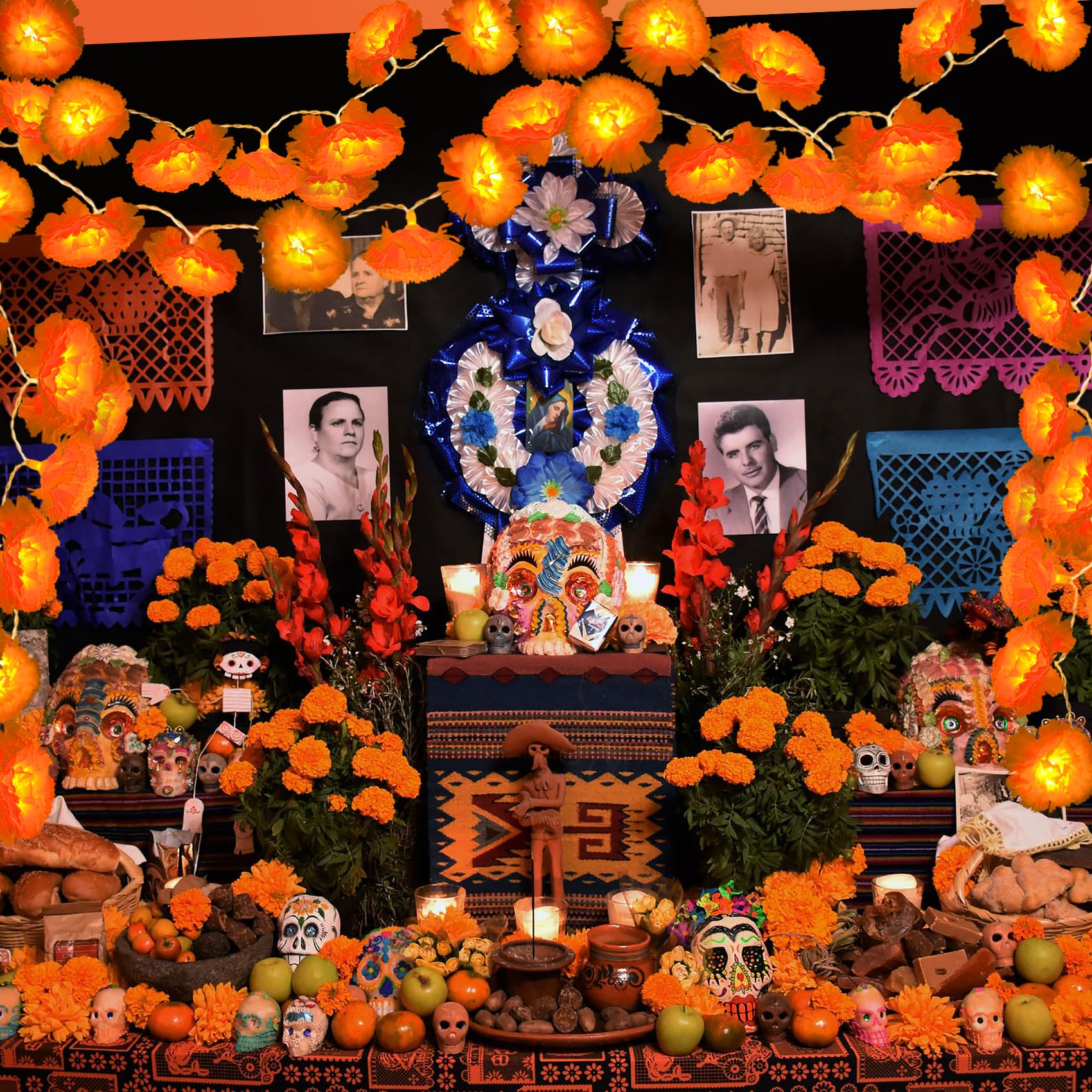 2-20PCS Lighted Marigold Garla - đánh giá và giá Lighting Decoration For Diwali