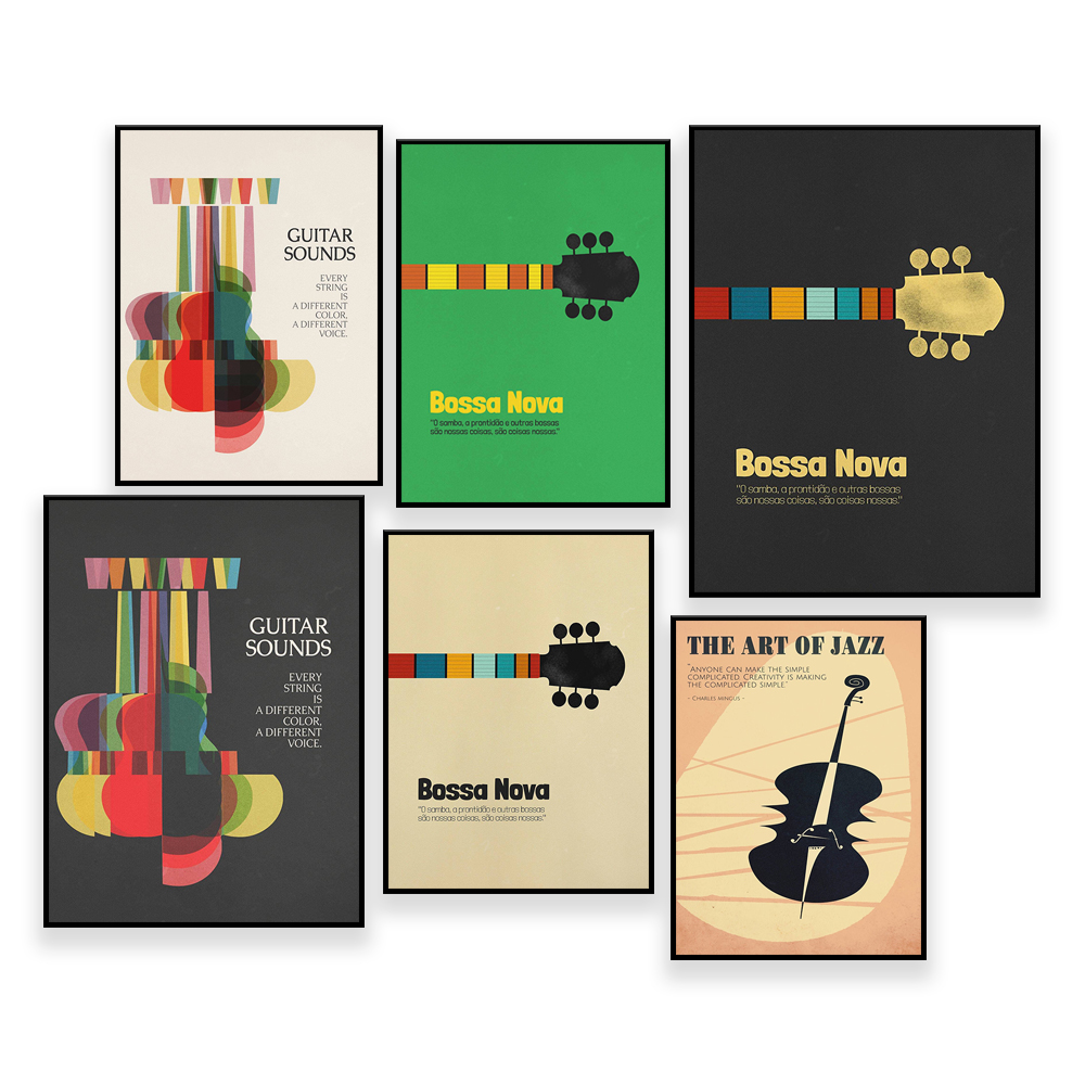 Bossa Nova Poster, Jazz Print, - đánh giá và giá Nova Decor & Lighting Juletrelys