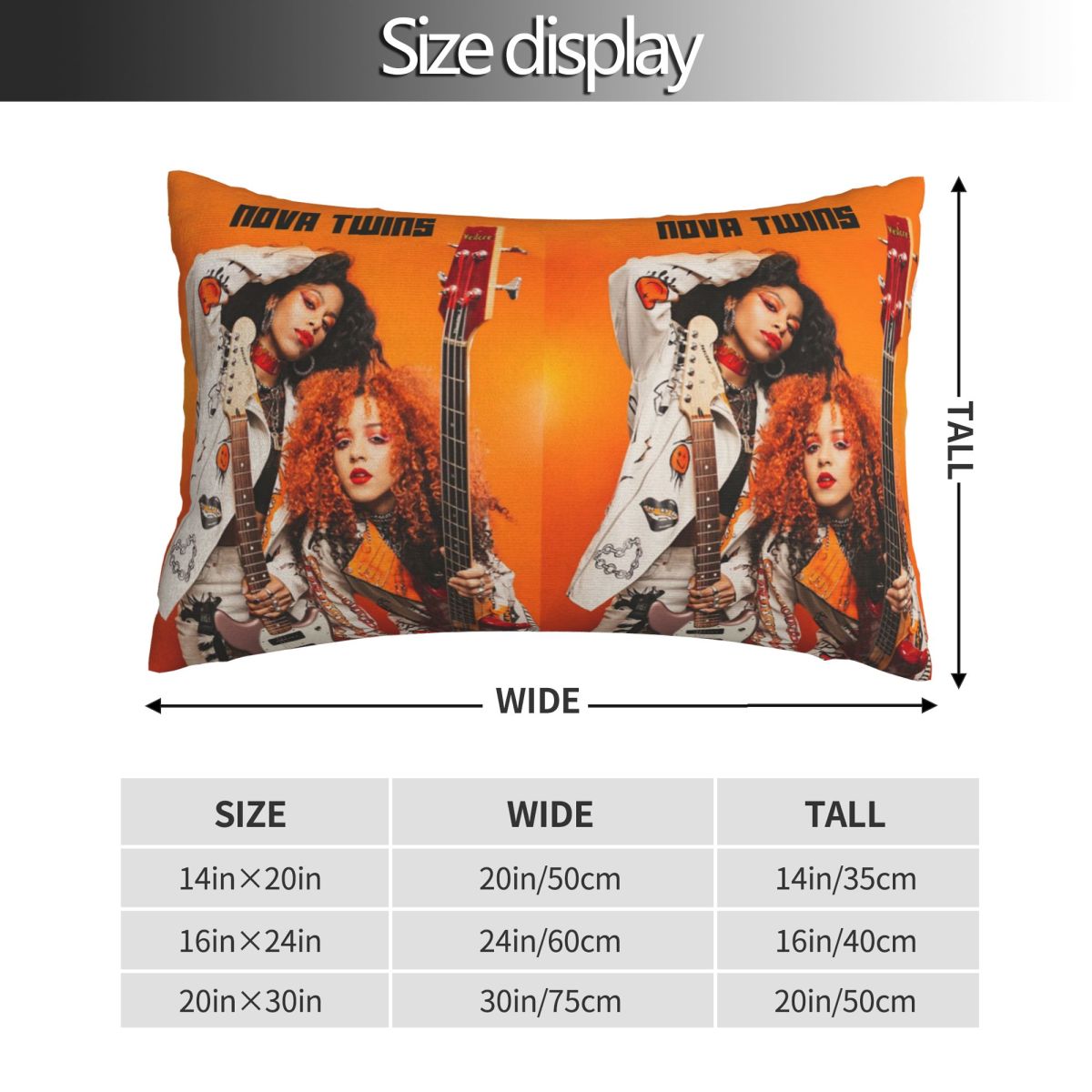 Nova Twins Rectangle Pillowcas - đánh giá và giá Nova Decor & Lighting Juletrelys