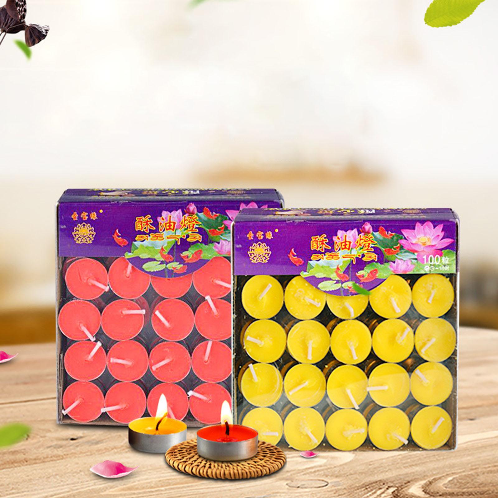 100x Tealight Ghee Butter Lamp - đánh giá và giá Lighting Decoration For Diwali