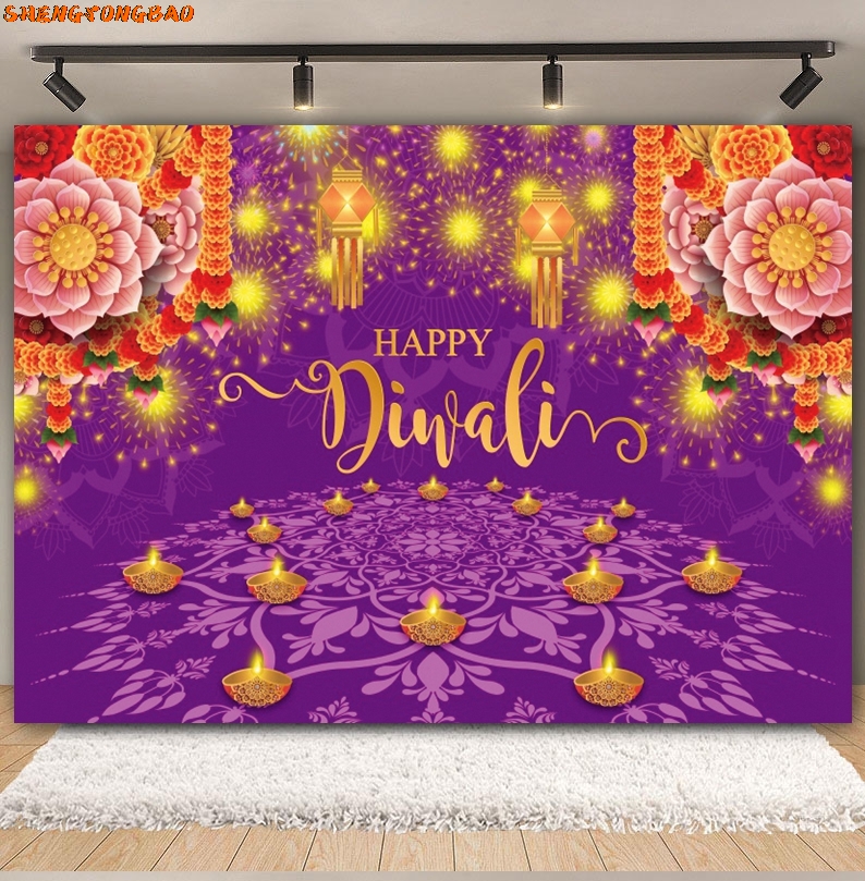 Happy Diwali Backdrop for Phot - đánh giá và giá Lighting Decoration For Diwali
