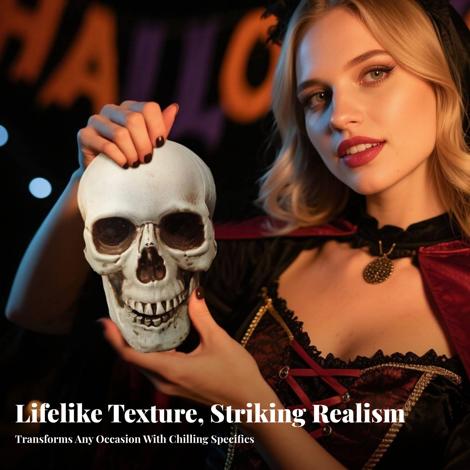 Realistic Skull Model Horror T - đánh giá và giá Lighting Decoration For Home