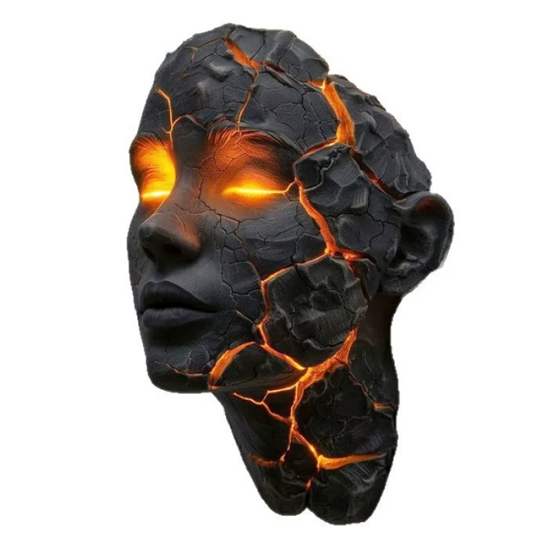 Creative Resin Wall Light Crac - đánh giá và giá Decor Lighting Fixtures