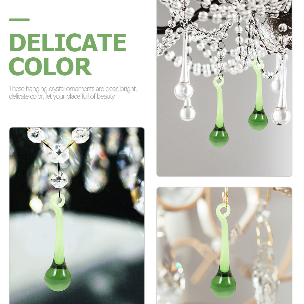 2Pcs Hanging Crystal Pendant C - đánh giá và giá Decor Lighting Fixtures