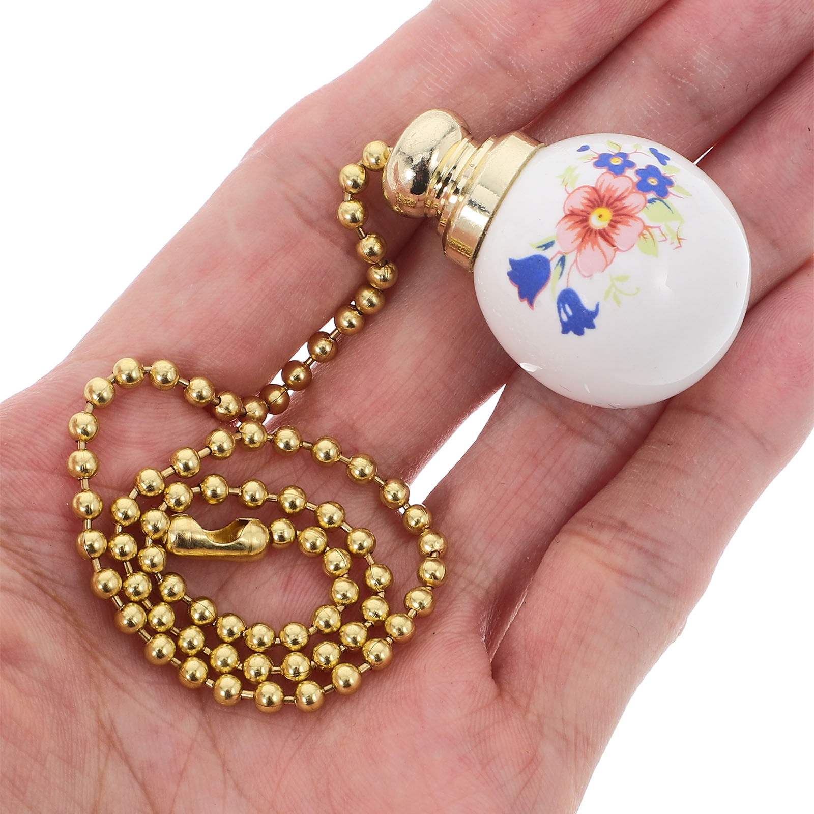 Vintage Floral Beaded Pull Cha - đánh giá và giá Decor Lighting Fixtures