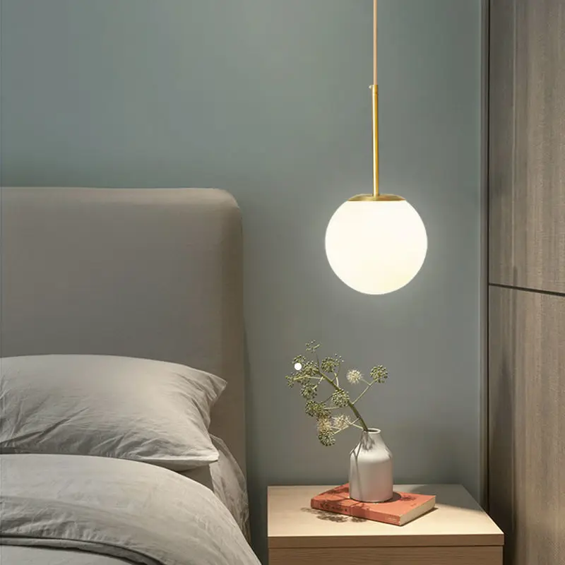 Nordic bedroom bedside pendant - đánh giá và giá Decor Lighting Fixtures