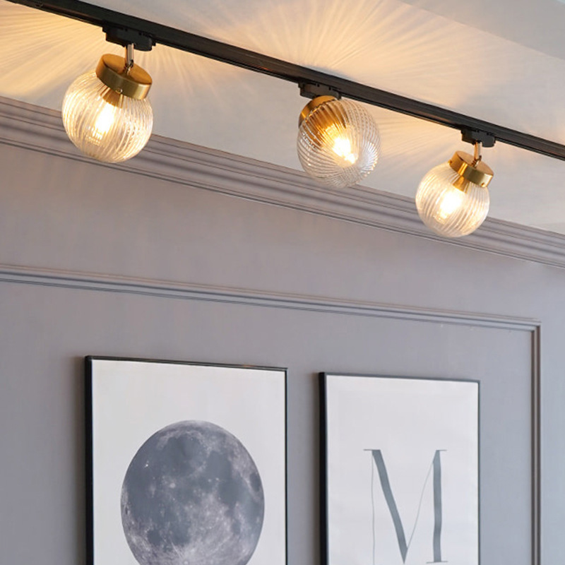 Nordic Led Track Light Glass C - đánh giá và giá Decor Lighting Fixtures