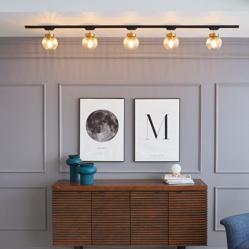 Nordic Led Track Light Glass C - đánh giá và giá Decor Lighting Fixtures